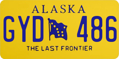 AK license plate GYD486