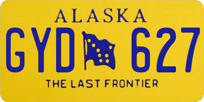 AK license plate GYD627