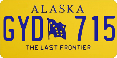 AK license plate GYD715