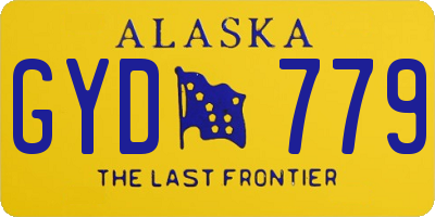 AK license plate GYD779