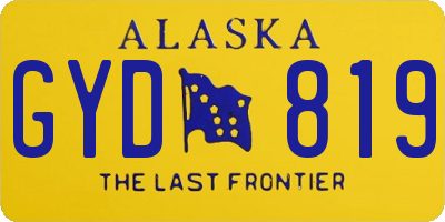 AK license plate GYD819
