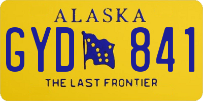 AK license plate GYD841