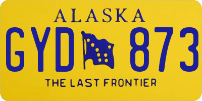 AK license plate GYD873