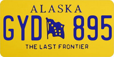 AK license plate GYD895