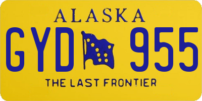 AK license plate GYD955