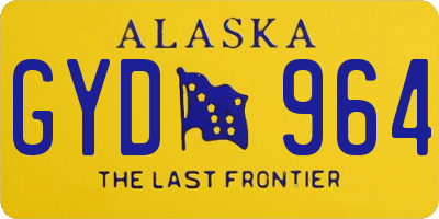 AK license plate GYD964