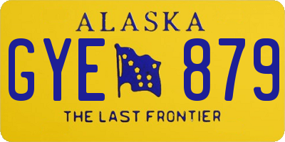 AK license plate GYE879