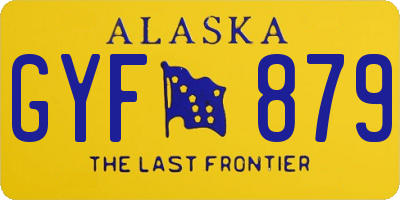 AK license plate GYF879