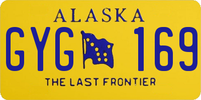 AK license plate GYG169