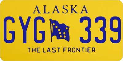 AK license plate GYG339