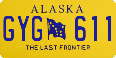 AK license plate GYG611