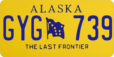 AK license plate GYG739