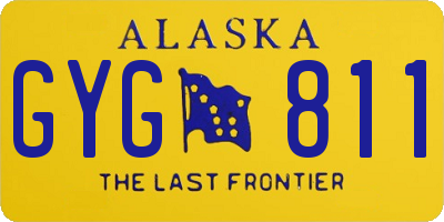 AK license plate GYG811