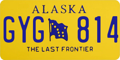 AK license plate GYG814