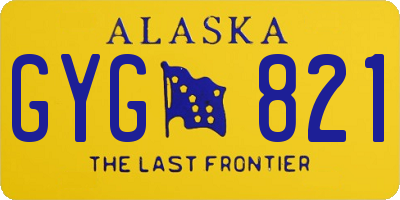 AK license plate GYG821