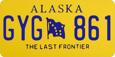 AK license plate GYG861