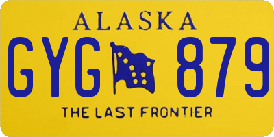 AK license plate GYG879