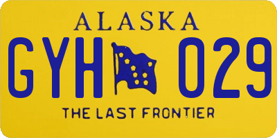 AK license plate GYH029