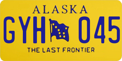 AK license plate GYH045