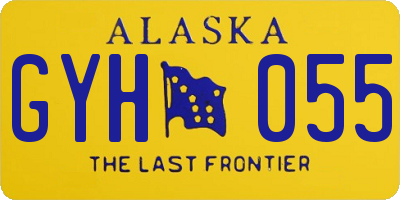 AK license plate GYH055