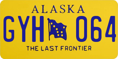 AK license plate GYH064