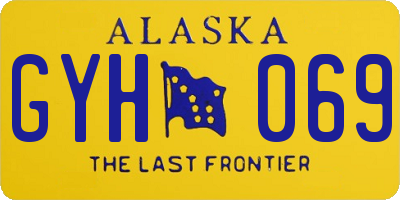 AK license plate GYH069