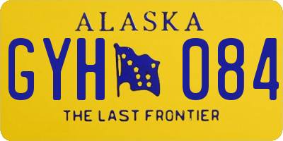 AK license plate GYH084