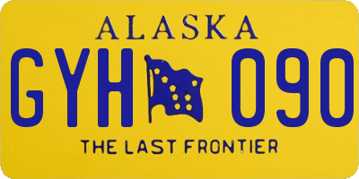 AK license plate GYH090