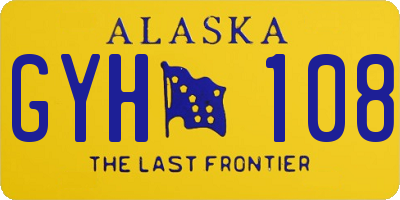 AK license plate GYH108