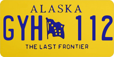 AK license plate GYH112