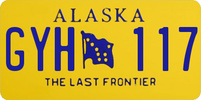 AK license plate GYH117