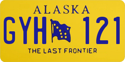 AK license plate GYH121