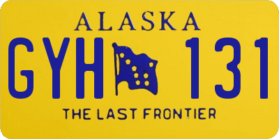 AK license plate GYH131