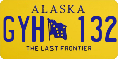 AK license plate GYH132