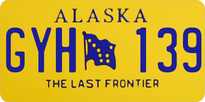 AK license plate GYH139