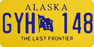 AK license plate GYH148