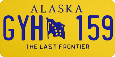 AK license plate GYH159