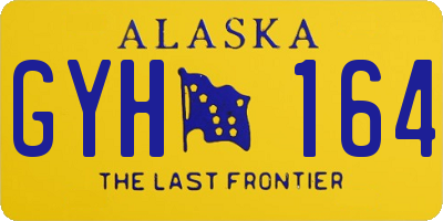AK license plate GYH164