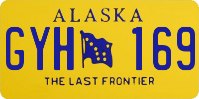 AK license plate GYH169