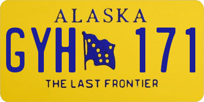 AK license plate GYH171
