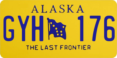 AK license plate GYH176