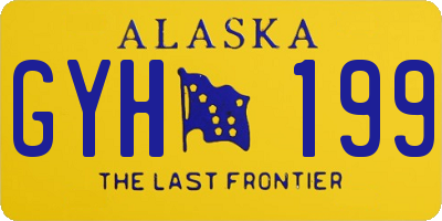 AK license plate GYH199