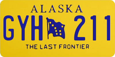 AK license plate GYH211