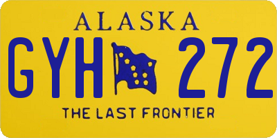 AK license plate GYH272