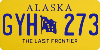 AK license plate GYH273