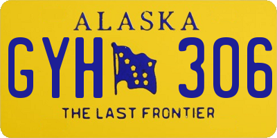 AK license plate GYH306