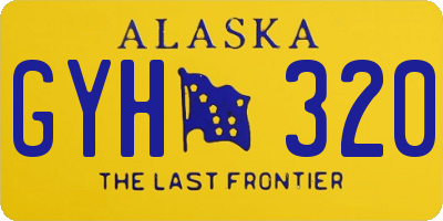 AK license plate GYH320