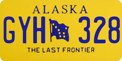 AK license plate GYH328