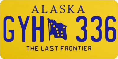 AK license plate GYH336
