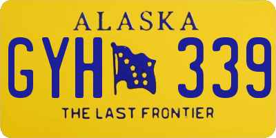 AK license plate GYH339